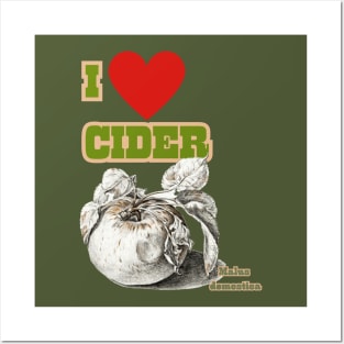 I HEART Cider. Cider and Apple Fan Chant! Posters and Art